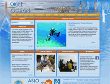 Tablet Screenshot of coseeocean.net